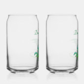 驚くべきモザイクグリーンドラゴンパーソナル ガラス缶 (右)