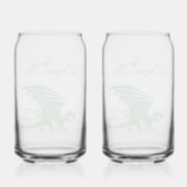 驚くべきモザイクグリーンドラゴンパーソナル ガラス缶 (裏面)