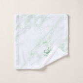 驚くべきモザイクグリーンドラゴンパーソナル バスタオルセット (ウォッシュタオル)