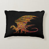 驚くべきモザイク・ドラゴン アクセントクッション (裏面)