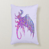 驚くべきモザイク・ドラゴン アクセントクッション (正面(垂直))