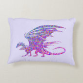 驚くべきモザイク・ドラゴン アクセントクッション (裏面)