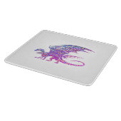 驚くべきモザイク・ドラゴン カッティングボード (角)