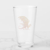 驚くべきモザイク・ドラゴン タンブラーグラス (裏面)