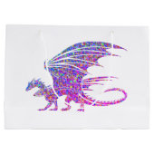 驚くべきモザイク・ドラゴン ラージペーパーバッグ (裏面)