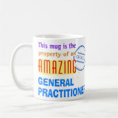 驚くべき一般開業医の財産 コーヒーマグカップ (左)