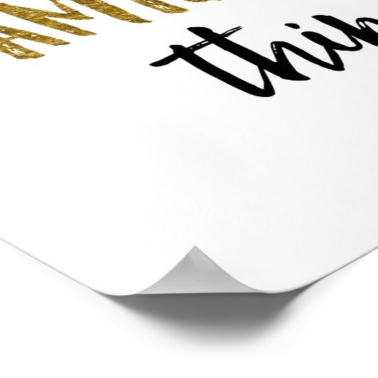 驚くべき事やる気を起こさせる引用文 ポスター (角)