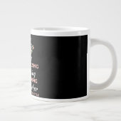 驚くべき人生すごいが変わるからインターン ジャンボコーヒーマグカップ (右)