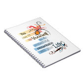 驚くべき人生感動的図解入りの、写真付きの引用文 ノートブック (右側)