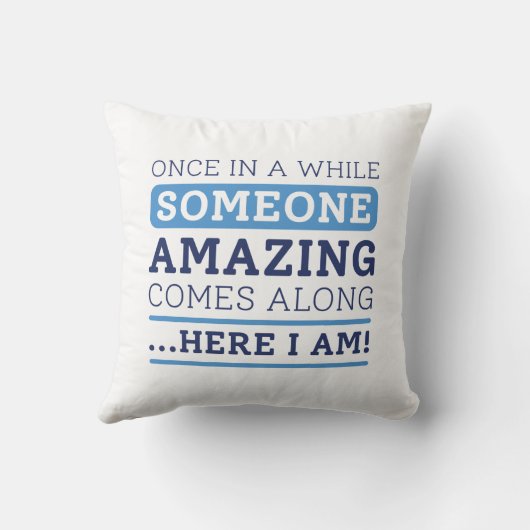 驚くべき人 クッション (裏面)