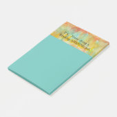 驚くべき仕事4"x6" ポストイット (アングル)