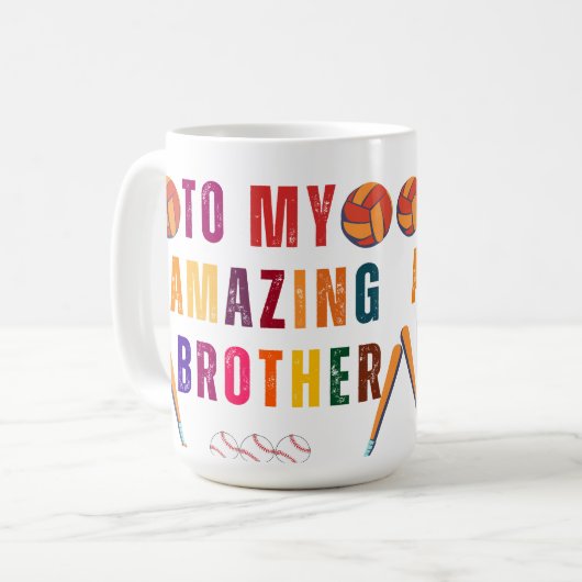 驚くべき兄の日 コーヒーマグカップ (正面左)