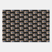 驚くべき兄カッコいい犬 ラッピングペーパーシート (正面2)