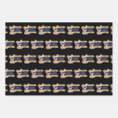 驚くべき兄カッコいい犬 ラッピングペーパーシート (正面)