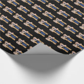 驚くべき兄カッコいい犬 ラッピングペーパー (角)