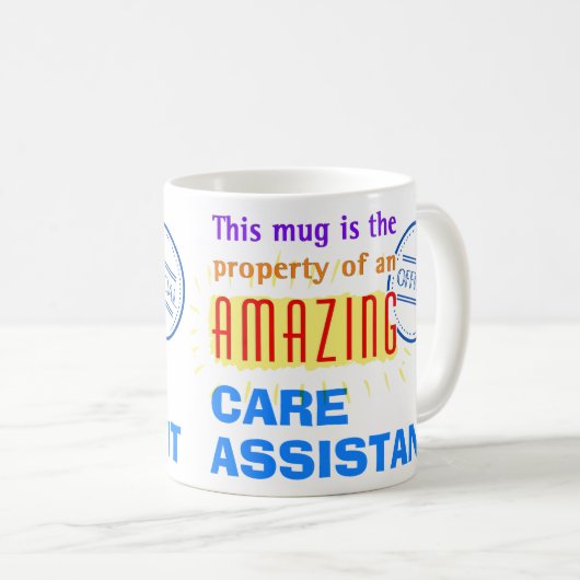 驚くべき助手の気に財産 コーヒーマグカップ (正面右)