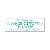 驚くべき努力をした先生たち セルフインキングスタンプ (デザイン)