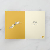 驚くべき夫グレイ結婚オレンジ記念日 カード (内部)