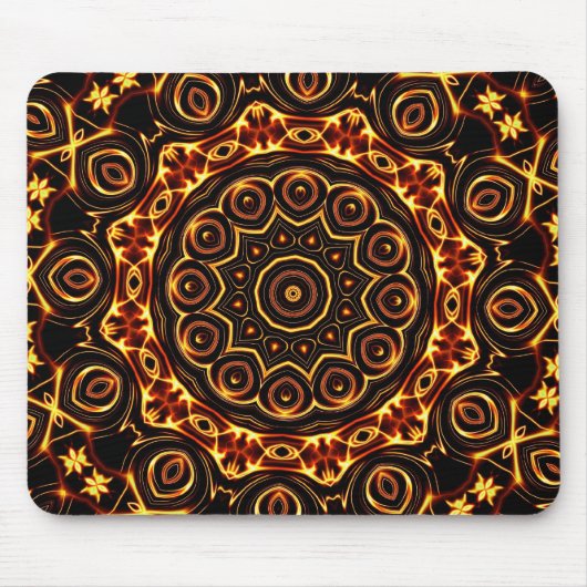 驚くべき孔雀の目 マウスパッド (正面)