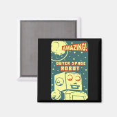 驚くべき宇宙ロボット マグネット (正面/裏面)