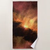 驚くべき宇宙 ビーチタオル (正面)