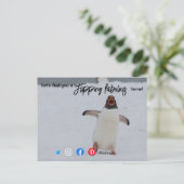 驚くべき実在不動産剤ペンギンのポストカ ポストカード (スタンド正面)