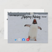 驚くべき実在不動産剤ペンギンのポストカ ポストカード (正面/裏面)