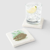 驚くべき小さなパンゴリンの石のコースター ストーンコースター (横)