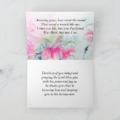 驚くべき恵みクリスチャンの賛美歌 カード (内部)