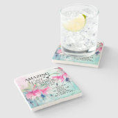 驚くべき恵みクリスチャンの賛美歌 ストーンコースター (横)