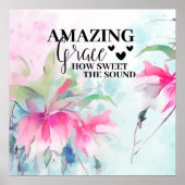 驚くべき恵みクリスチャンの賛美歌 ポスター (正面)