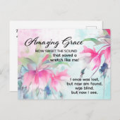 驚くべき恵みクリスチャンの賛美歌 ポストカード (正面/裏面)