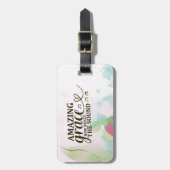 驚くべき恵みクリスチャンの賛美歌 ラゲッジタグ (正面縦)