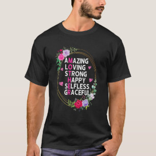驚くべき愛する強い幸せな自己無垢の優雅な蛾 Tシャツ