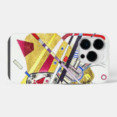 驚くべき抽象画 - カンディンスキー iPhoneケース (裏面横)