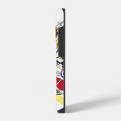 驚くべき抽象画 - カンディンスキー iPhoneケース (左側面)