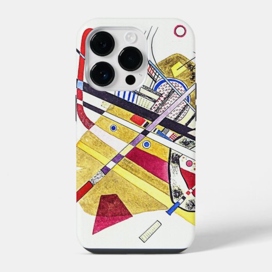驚くべき抽象画 - カンディンスキー iPhoneケース (裏面)
