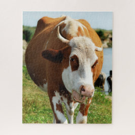 驚くべき歌う牛おもしろい動物 ジグソーパズル
