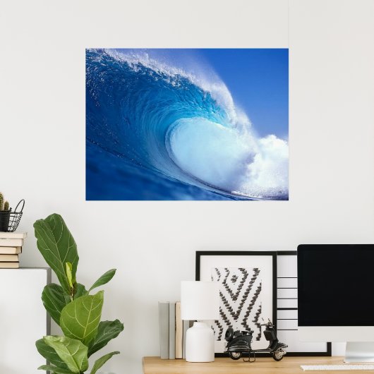 驚くべき波 ポスター (ホームオフィス)