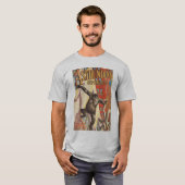 驚くべき物語1930年代パルプマガジンGorillas Tシャツ (正面フル)
