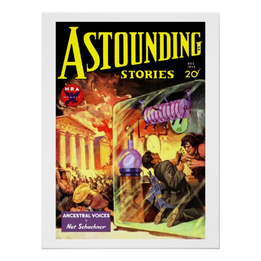 驚くべき物語（1933年12月） ポスター (正面)