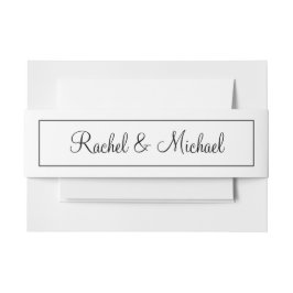 驚くべき白黒 招待状ベリーバンド