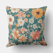 驚くべき穏やかな夏の花 アウトドアクッション (裏面)