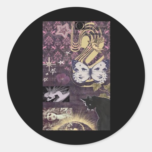 驚くべき美学の特大 ラウンドシール (正面)