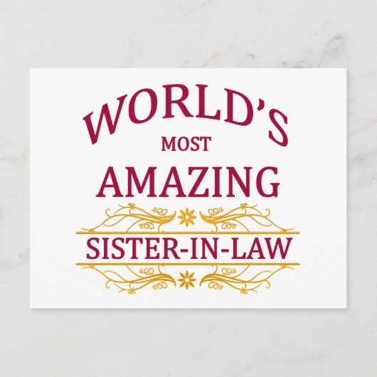 驚くべき義理の妹 ポストカード (正面)