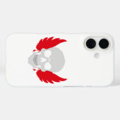 驚くべき翼のあるドクロ Case-Mate iPhoneケース (裏面 (横))