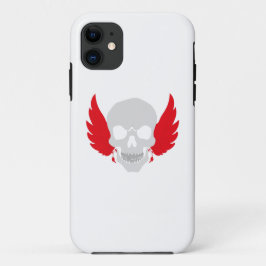 驚くべき翼のあるドクロ iPhone 11 ケース