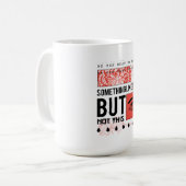驚くべき花と目のデザイン コーヒーマグカップ (正面左)