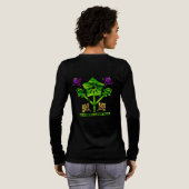 驚くべき花のスタイル トライブレンドTシャツ (背面全体)