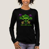 驚くべき花のスタイル トライブレンドTシャツ (正面)